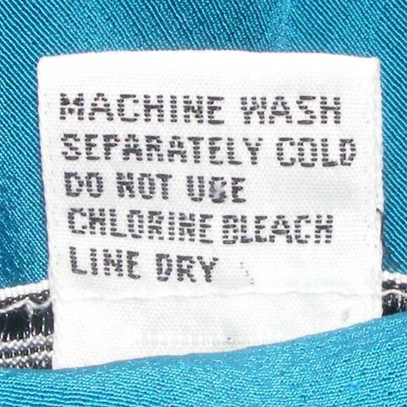 CHARLEE ALLISON Dress, S/XS, Blue, Asym Peplum, Gathered shoulder, VINTAGE - Picture 11 of 11